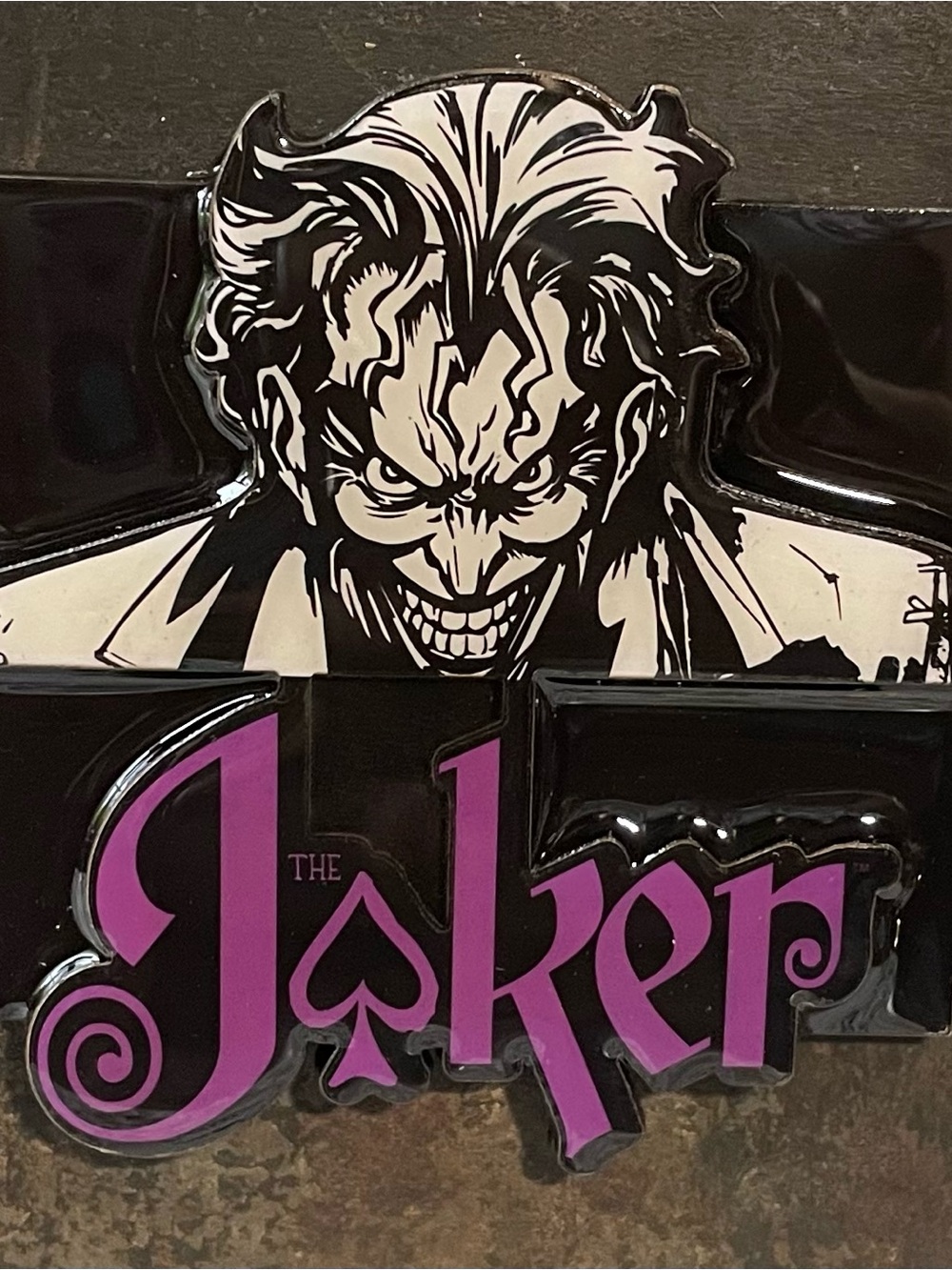 The joker black purple magnet nwt